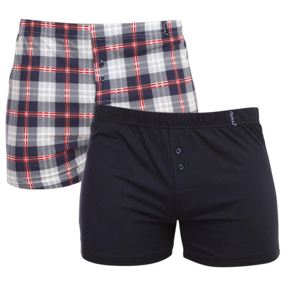 2PACK Boxershorts til mænd Molvy flerfarvet (KP-074-BBU)