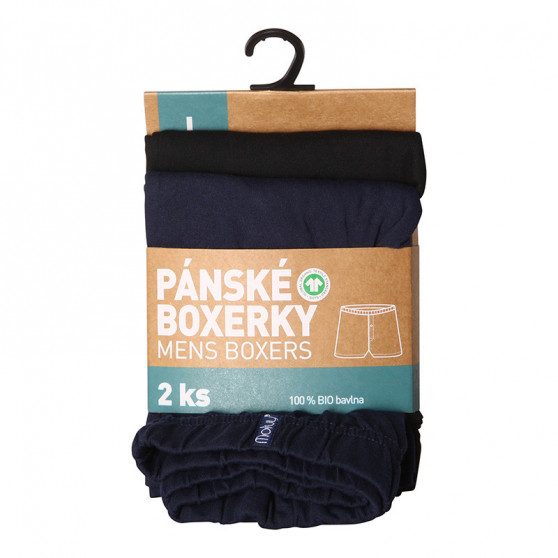 2PACK Boxershorts til mænd Molvy flerfarvet (KP-077-BBU)