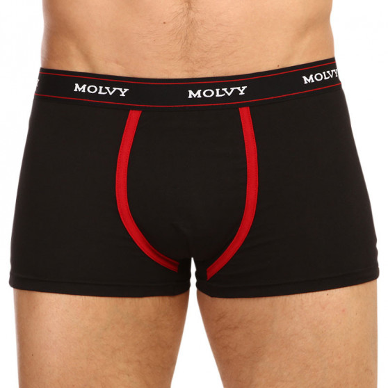 2PACK Boxershorts til mænd Molvy sort (KP-082-BEU)