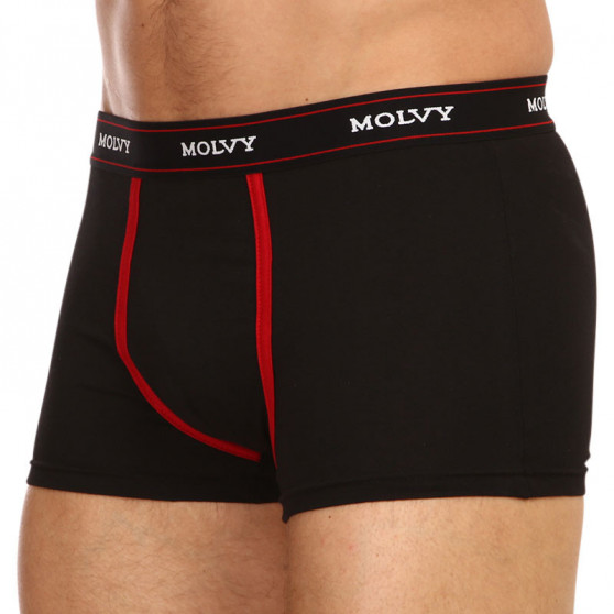 2PACK Boxershorts til mænd Molvy sort (KP-082-BEU)