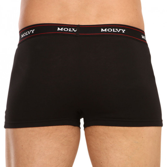 2PACK Boxershorts til mænd Molvy sort (KP-082-BEU)