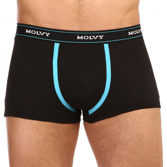 2PACK Boxershorts til mænd Molvy sort (KP-082-BEU)