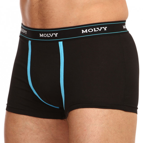 2PACK Boxershorts til mænd Molvy sort (KP-082-BEU)