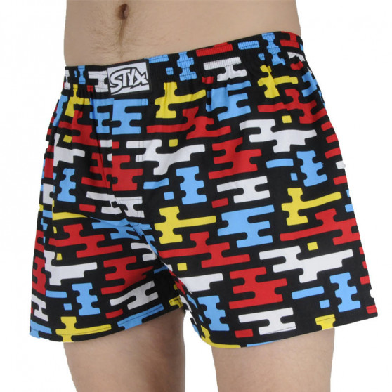 Boxershorts til mænd art klassisk gummi og sokker Styx flat (AH1154)