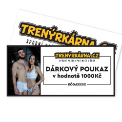 Elektronisk voucher 1000,-. (zaslání pouze e-mailem)