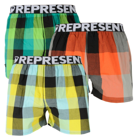 3PACK Boxershorts til mænd Represent Mikebox (2576263)