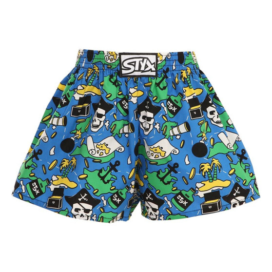 Børneshorts Styx art klassisk gummi pirate (J1250)