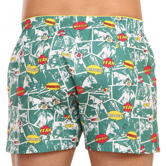 2PACK Boxershorts til mænd Meatfly flerfarvet (Agostino - green comics)