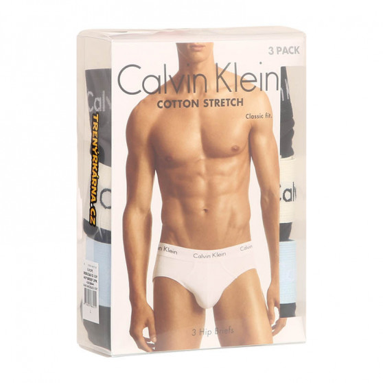 3PACK Trusser til mænd Calvin Klein sort (U2661G-1UV)