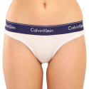 G-streng til kvinder Calvin Klein grå (F3786E-PHH)