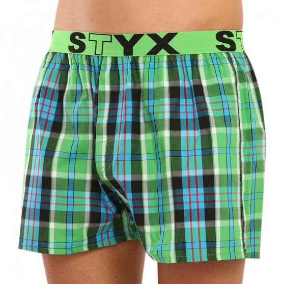 Boxershorts til mænd Styx sport gummi flerfarvet (B839)