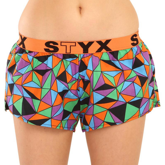 Dameshorts Styx kunst sport gummi trekanter (T1056)