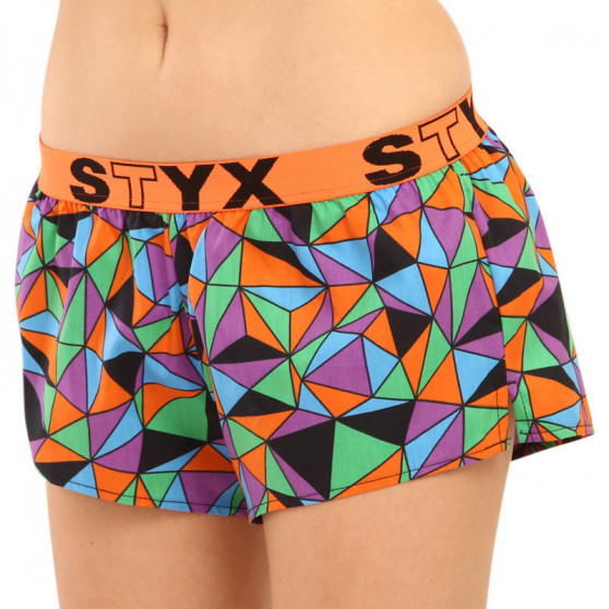 Dameshorts Styx kunst sport gummi trekanter (T1056)