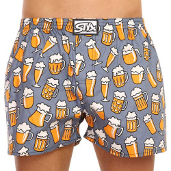 Boxershorts til mænd Styx art klassisk gummi beer (A1357)