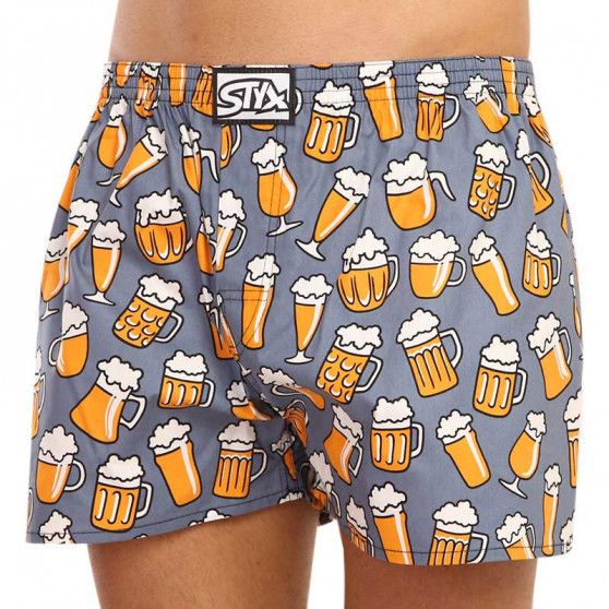 Boxershorts til mænd art klassisk gummi og sokker Styx øl (AH1357)