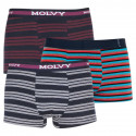 3PACK Boxershorts til mænd Molvy flerfarvet (MP-10303132-BEU)