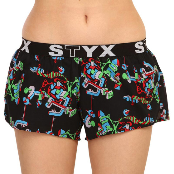 Dameshorts Styx kunst sport gummistruktur (T958)