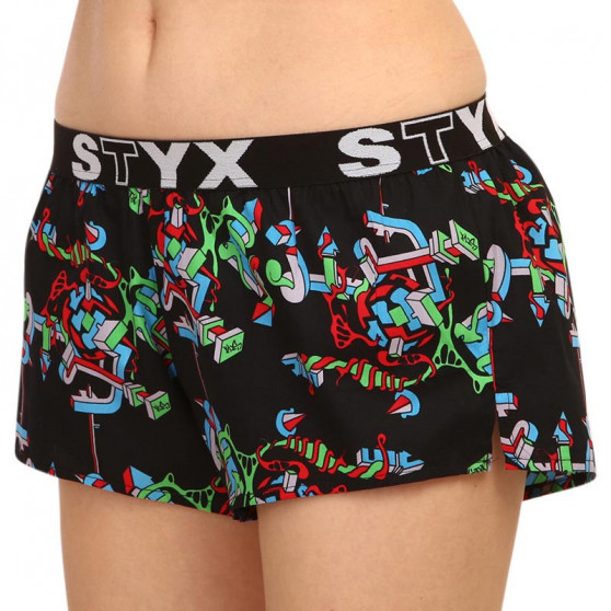 Dameshorts Styx kunst sport gummistruktur (T958)