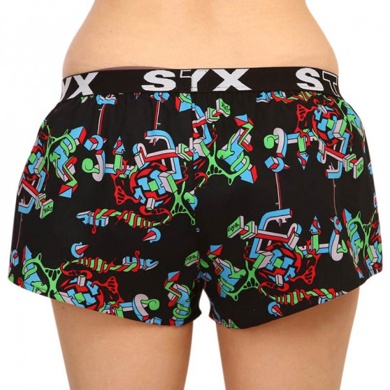 Dameshorts Styx kunst sport gummistruktur (T958)