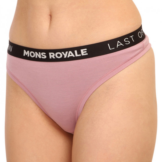 G-streng til kvinder Mons Royale merino pink (100311-1015-393)