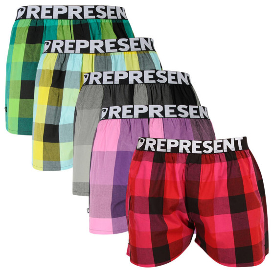 5PACK Boxershorts til mænd Represent Mikebox (25355626364)