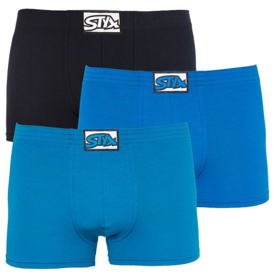 3PACK Boxershorts til mænd Styx classic elastic flerfarvet (Q9606769)