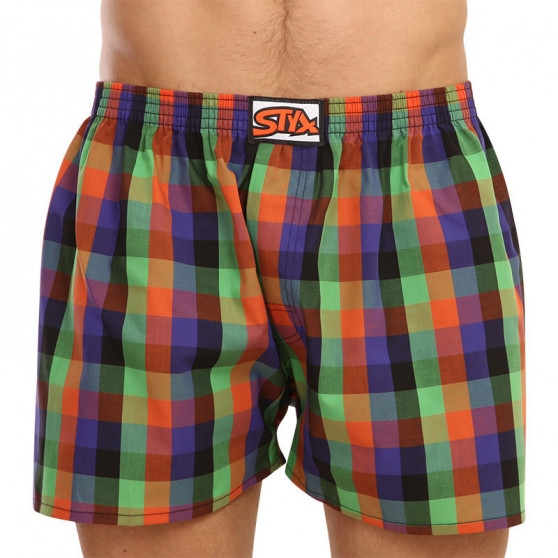 3PACK Boxershorts til mænd Styx classic elastic flerfarvet (A9121517)