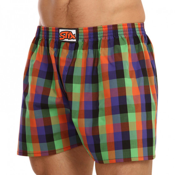 3PACK Boxershorts til mænd Styx classic elastic flerfarvet (A9121517)