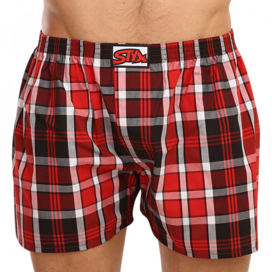 3PACK Boxershorts til mænd Styx classic elastic flerfarvet (A9141819)