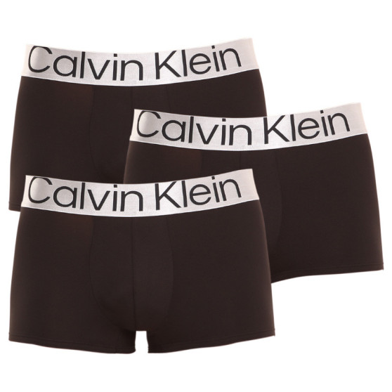 3PACK Boxershorts til mænd Calvin Klein sort (NB3074A-7V1)