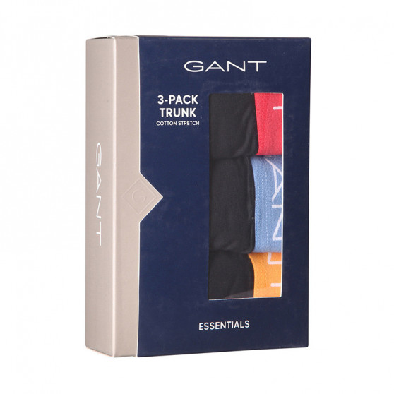 3PACK Boxershorts til mænd Gant sort (902213003-005)