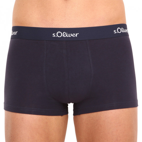 3PACK Boxershorts til mænd S.Oliver mørkeblå (JH-34H-18617715)