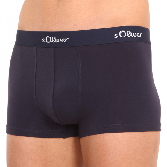 3PACK Boxershorts til mænd S.Oliver mørkeblå (JH-34H-18617715)