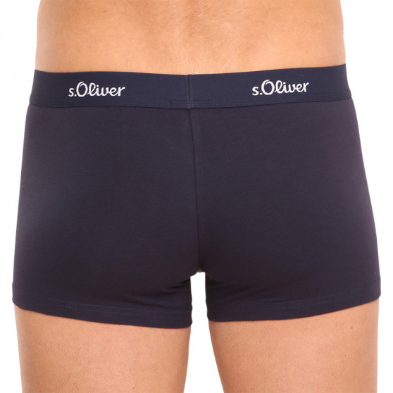 3PACK Boxershorts til mænd S.Oliver mørkeblå (JH-34H-18617715)