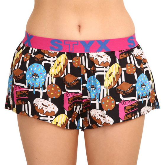 Dameshorts Styx kunst sport gummi slik (T1252)