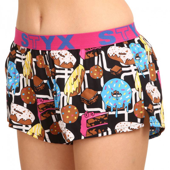 Dameshorts Styx kunst sport gummi slik (T1252)