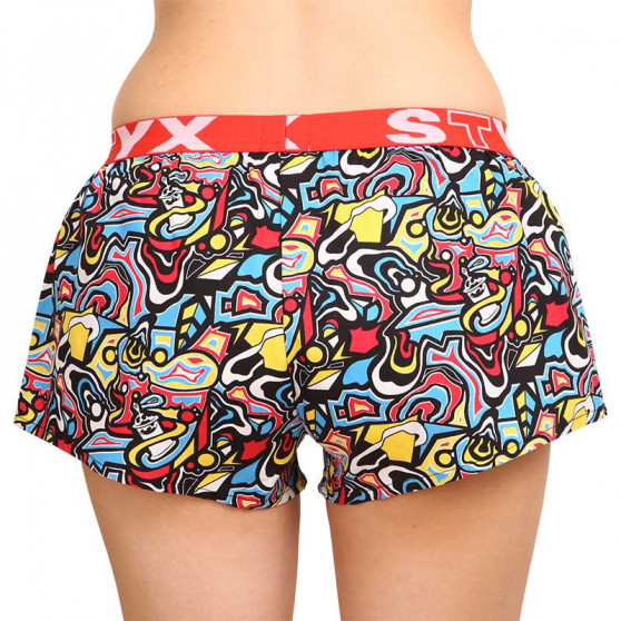 Dameshorts Styx kunst sport gummi skitse (T1254)