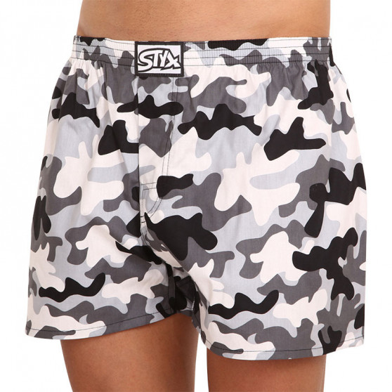 Boxershorts til mænd Styx art klassisk gummi camouflage (A1457)