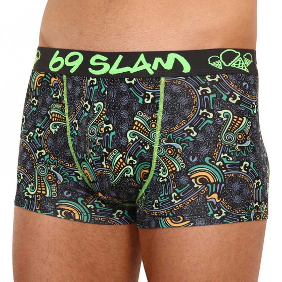 Boxershorts til mænd 69SLAM hip bamboo mayan dragon (MHBMDG-BB)