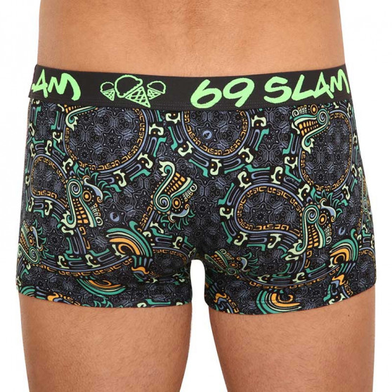 Boxershorts til mænd 69SLAM hip bamboo mayan dragon (MHBMDG-BB)