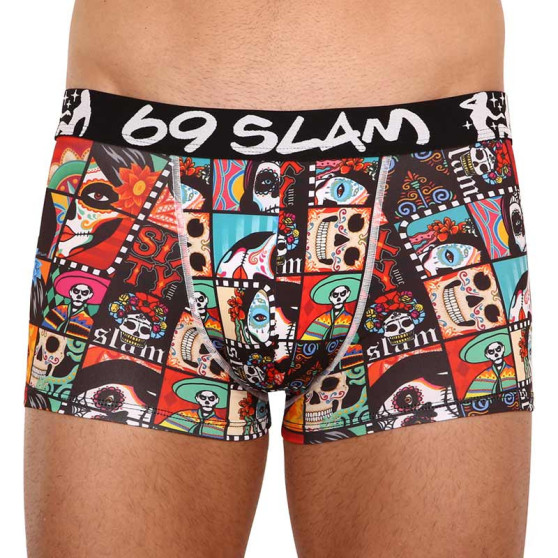 Boxershorts til mænd 69SLAM hip mexican square (MSYMCQ-PO)