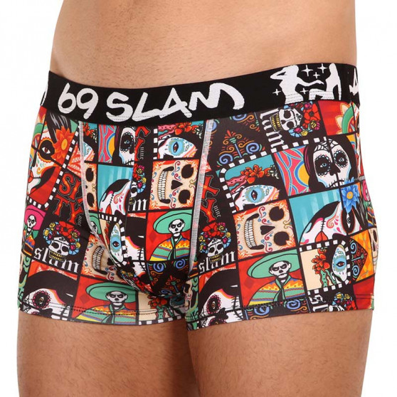 Boxershorts til mænd 69SLAM hip mexican square (MSYMCQ-PO)