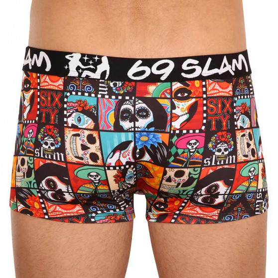 Boxershorts til mænd 69SLAM hip mexican square (MSYMCQ-PO)