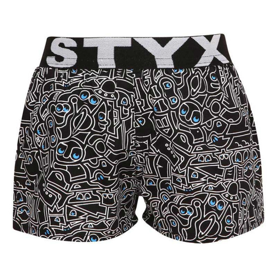 Børneshorts Styx art sports gummi doodle (BJ1256)