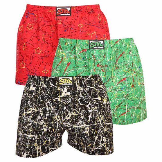 3PACK Boxershorts til mænd Styx art klassisk gummi overstørrelse Jáchym (E13535556)