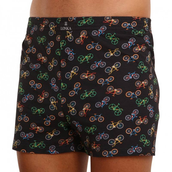 Boxershorts til mænd Lonka flerfarvet (Karlos - bike/black)