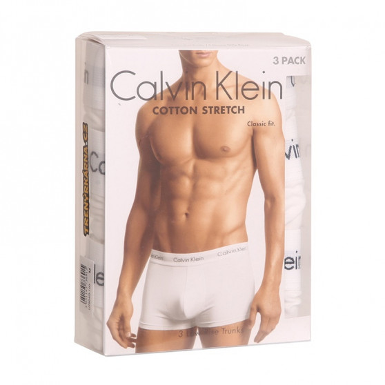 3PACK Boxershorts til mænd Calvin Klein hvid (U2664G-100)