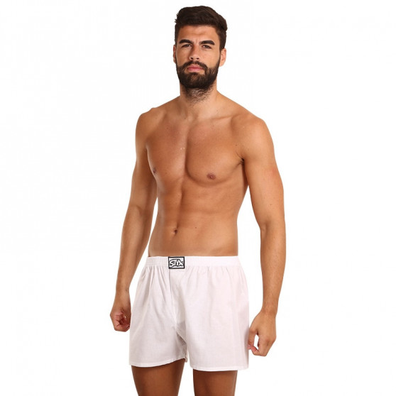 Boxershorts til mænd Styx classic elastic hvid (A1061)