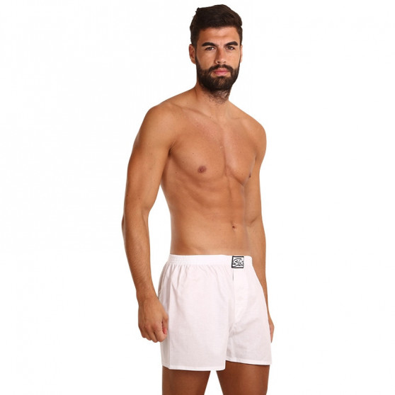 Boxershorts til mænd Styx classic elastic hvid (A1061)