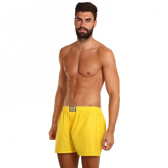 Boxershorts til mænd Styx klassisk gummi yellow (A1068)